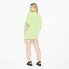 Women's Sublime Short Sleeve Graphic T-Shirt Dress - Green - image 2 of 3