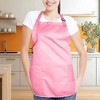 Dalix Waist Aprons Commercial Restaurant Home Bib Spun Poly Cotton Kitchen (3 Pockets) - 4 of 4
