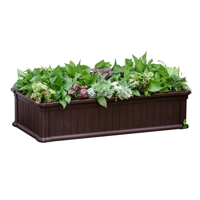 Outsunny 48'' x 24'' x 12'' Raise Garden Bed, Planter Box, Above Ground Garden for Flowers, Herb, Vegetables with Easy Assembly, 1 of 7
