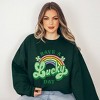 Simply Sage Market Women's Graphic Sweatshirt Lucky Day Rainbow - 2 of 4