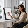 Americanflat Soho Gallery - 15x18 Digital Picture Frame - Wide Mat - 10.1" HD Touchscreen - Expandable Storage & Built-In WiFi - 2 of 4