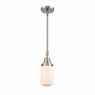 Dover - 1 Light Stem Hung Mini Pendant In Traditional Style-11.38 Inches Tall and 4.5 Inches Wide