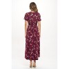 WEST K Women's Georgia Faux Wrap Dress with High-Low Hem and Tie Waist - 3 of 4