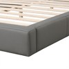 KTMBDW Bed Frame with Upholstered Headboard, Platform Bed with Wood Slats, Heavy Duty Mattress Foundation, No Box Spring Needed - 3 of 4