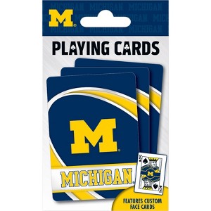 MasterPieces Officially Licensed NCAA Michigan Wolverines Playing Cards - 54 Card Deck for Adults - 1 of 4