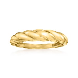 Pure Collection by Ross-Simons 14kt Yellow Gold Shrimp Ring - 1 of 4