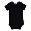 Kyte Baby 2-Pack Short Sleeve Bodysuit in Cloud and Midnight - 3 of 3