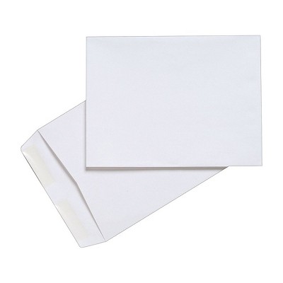 Staples Gummed Catalog Envelopes 9"L x 12"H White 100/Box (50264/47286N) 472886N/50264