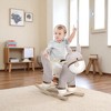 Mshliw Kids Plush Donkey Rocking Horse with Sound, Ride-On Toddler Rocker Toy with Wood Base, Safety Belt & Soft Seat for 18-36 Months, Halloween gift - 2 of 4