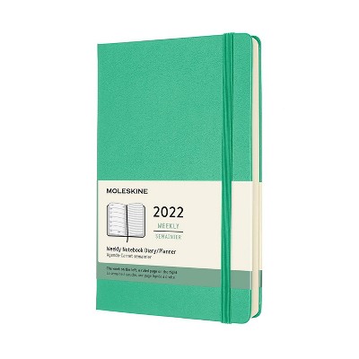 2022 Planner 12 Month Large Ice Green - Moleskine