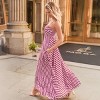 Women's Elegant Chevron Printed Maxi Dress - Cupshe - 2 of 4