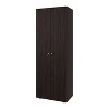 2-Door Tall Wardrobe Cabinet, 4 Shelves, Vertical Storage, 66.9"H – Bedroom - 3 of 4