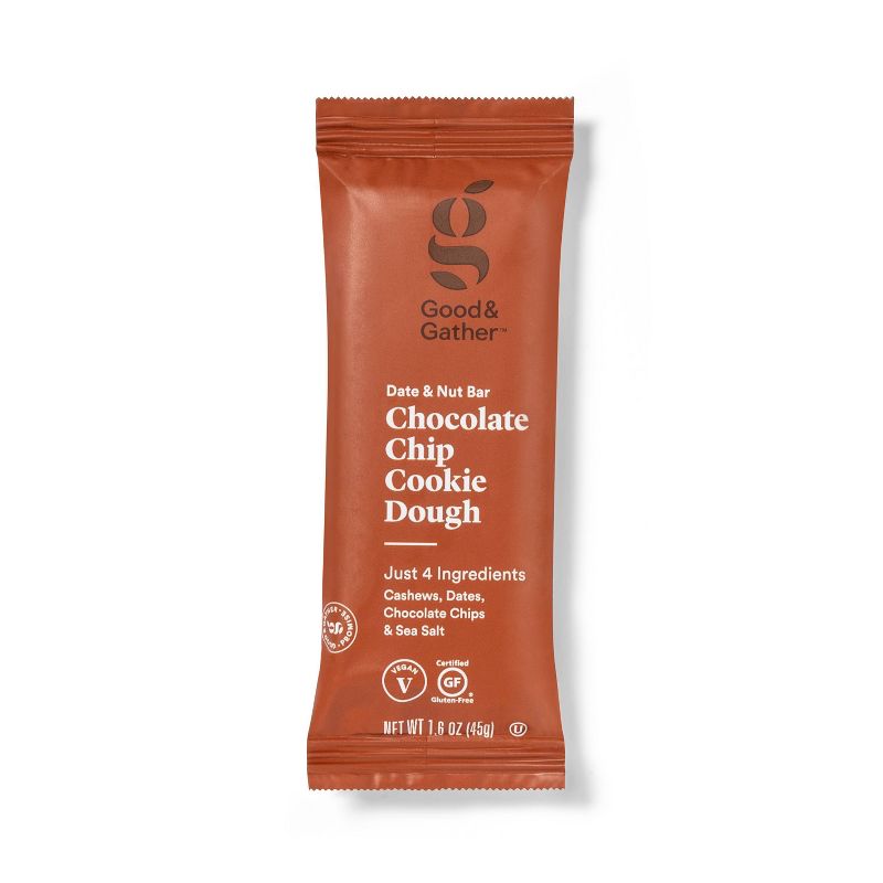 Chocolate Chip Cookie Dough Nutrition Bars - 5ct - Good & Gather&#8482;, 4 of 11