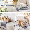 ZOMISIA Dog Heating Pad - 11 Adjustable Temperature and 25 Timer Options, Heated Dog Bed Indoor Waterproof with Chew-Resistant Cord - 3 of 4
