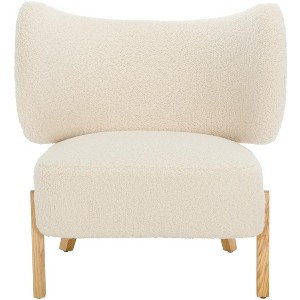 Jakoda Accent Chair - ACH4525 - Off White/Natural - Safavieh - 1 of 4