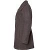 Sportoli Womens Mid-Length Single Breasted Wool Look Dress Coat with Pockets - 3 of 3