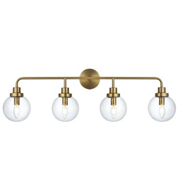 Elegant Lighting Hanson 37 inch Wall Sconce in Satin Gold