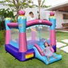 Costway Inflatable Bounce House 3-in-1 Princess Theme Inflatable Castle w/ 735W Blower - 4 of 4