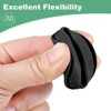 Unique Bargains Silicone Durable Waterproof Shock Absorption Mechanical Fasteners Black - 4 of 4