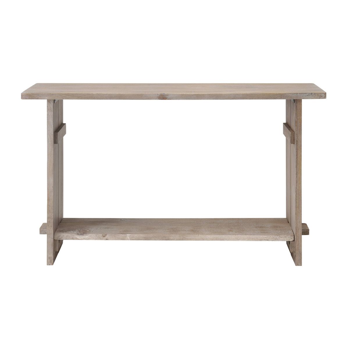 Alaterre Furniture 52" Rectangular Entryway Table with Storage - thumbnail 3