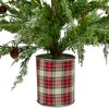 Northlight Real Touch™️ Potted Iced Cedar Artificial Christmas Tree - 24" - Unlit - 2 of 4