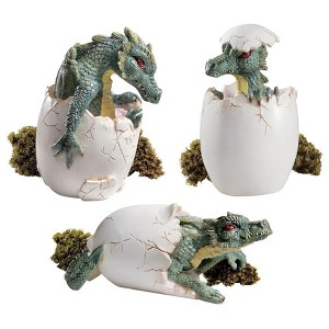 Design Toscano The Desktop Dragon Hatchlings: Set of Three - 1 of 2