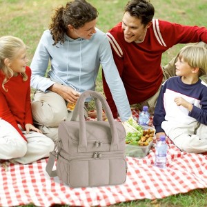 COZONY Large Insulated Lunch Bag for Men & Women, Leakproof Lunch Tote with Adjustable Shoulder Strap, Portable for Work, School, Outdoor - 1 of 4