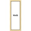 PosterPalooza | Panoramic Simple Gold Picture Frame - UV Acrylic, Foam Board Backing, Hanging Hardware - 2 of 4