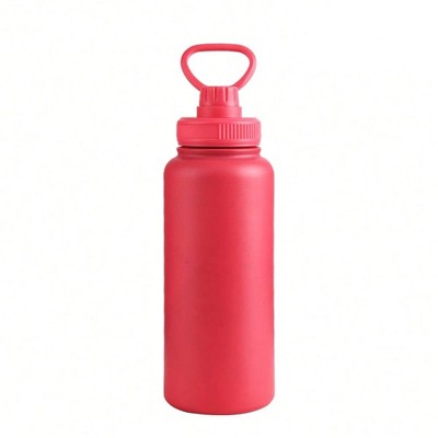 BABYYER A 1000ml Water Bottle Or Cup Comes In A Variety Of Colors. The Vacuum Insulated Hot Cooler With A Handle Is Perfect For Outdoor Activities
