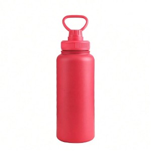 BABYYER A 1000ml Water Bottle Or Cup Comes In A Variety Of Colors. The Vacuum Insulated Hot Cooler With A Handle Is Perfect For Outdoor Activities - 1 of 4