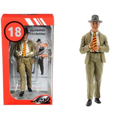 1950's Enzo Ferrari Standing Figurine for 1/18 Scale Models by Le Mans Miniatures