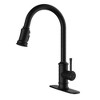 Single-Handle Kitchen Faucet with 3-Mode Pull-Down Sprayer, Versatile Tap Head for 1 or 3 Hole Installation, 360� Swivel - 2 of 4