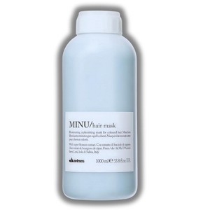 Davines Minu illuminating Replenishing Mask (33.8 oz) - Revitalizing, Color-Protecting Treatment for Colored Hair - 1 of 2