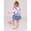 RuffleButts Baby/Toddler Girls Long Sleeve Tulle Skirted Romper - 4 of 4