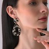 SOHI Women's Teardrop Drop Earrings - 3 of 3