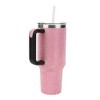 Pink Rhinestone 40 Oz. Stainless Steel Tumbler - 3 of 4