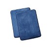 Royal Velvet Set of 2 17"x24" Signature Solid Memory Foam Bath Rugs Navy Blue - 2 of 4