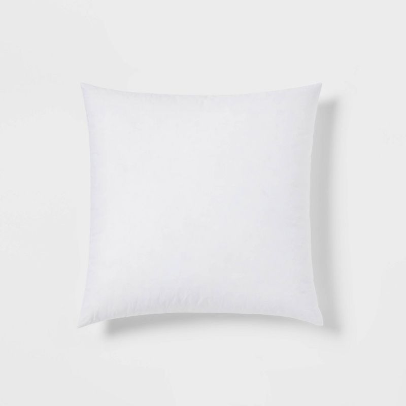 Feather Filled Throw Pillow Insert White - Threshold™, 1 of 5