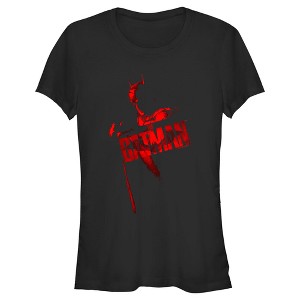 Juniors Womens The Batman Red Shadows T-Shirt - 1 of 4