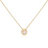 Pompeii3 1/2ct Round Solitaire Bezel Diamond Pendant 14k Yellow Gold - 3 of 4