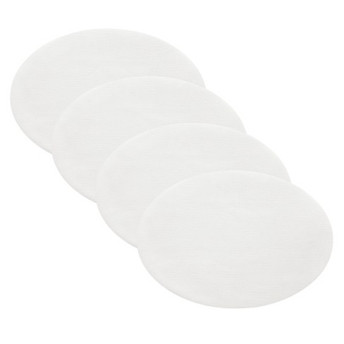 Villeroy & Boch Manufacture Rock Oval Faux Leather Reversible Placemats, Set Of 4 - 18" X - White : Target