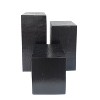 Christopher Knight Home Thorne Modern 3 Piece Patio Square-Column Lightweight Concrete End Tables - 2 of 4
