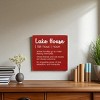 Slickblue Lake House Wood Wall Sign – Rustic 7x7 Décor – Family, Friends & Relaxation Quote, Color Options - 2 of 3