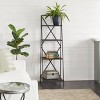 Industrial Metal Wall Shelf Black - Olivia & May: 4-Tier Storage, No Assembly, 18+ Years - 2 of 4