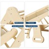 Garvee Foldable Baby Climbing Toys Wooden Climbing Set with Arch, Ramp & Ladder - 2 of 4