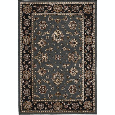 Oriental Weavers Ariana 623H3 Blue/ Black Indoor Area Rug - 4' x 6"