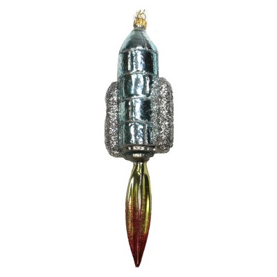 Morawski 9.5" Rocketship W/ Twin Boosters Ornament Rocket Ship Space  -  Tree Ornaments