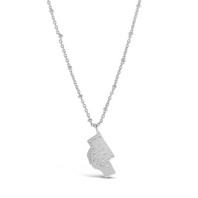 SHINE by Sterling Forever The Dealer's Hand Pendant Necklace