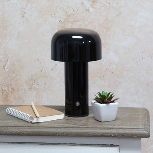 Simple Designs 8.26" Mushroom Magic Mini Dome Dimming (Includes LED Light Bulb) Touch Lamp Portable and Rechargeable - 1 of 4