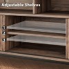 Garvee Stylish 65 Inch Fluted TV Stand – Modern Entertainment Center for TVs Up to 70 Inches with Sliding Doors, Adjustable Shelves - 4 of 4